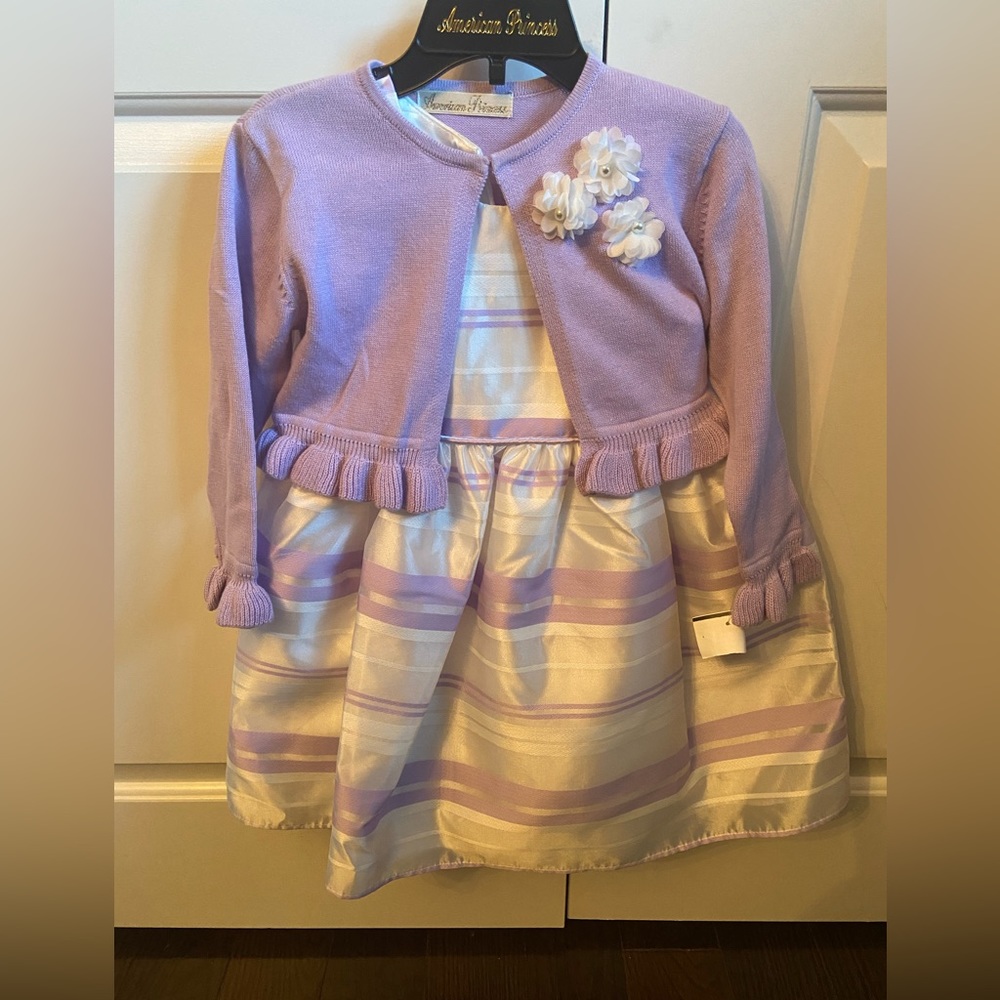 American Princess Dress with Sweater - Size 3T
